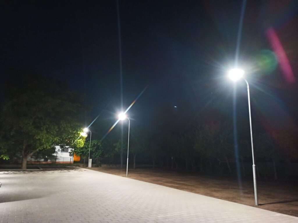 Veřejné osvětlení parkoviště
